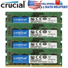 CRUCIAL DDR4 4X8GB  3200 MHz PC4-25600 Laptop SODIMM Non-ECC 260-Pin Memory RAM