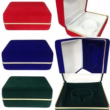 NEW Quality Velvet Watch Bracelet Bangle Jewelry Presentation Box Storage Case