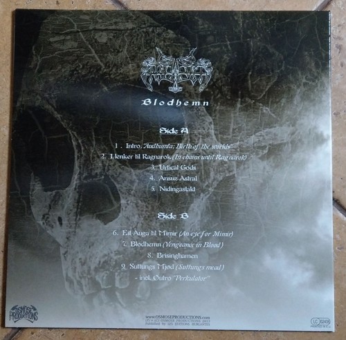 ENSLAVED – Blodhemn (Black Vinyl) Ltd. 400 Copies - Picture 3 of 5
