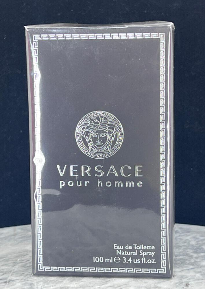 Versace Pour Homme Eau De Toilette 3.4 oz NIB