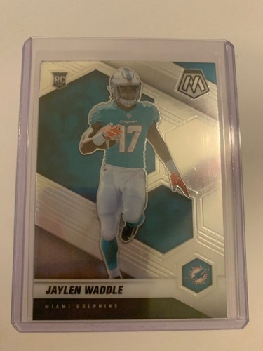 2021 Panini Mosaic Jaylen Waddle Base Rookie Card RC 308 Miami 