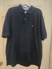 Tommy Hilfiger Polo Shirt Men  s Xl 48  Navy Blue Golf Short Sleeve