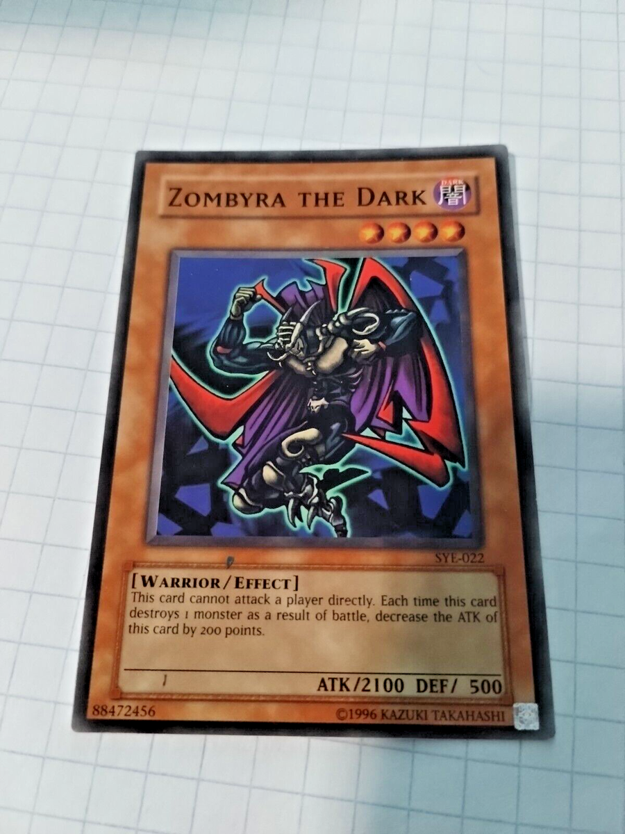 YuGiOh Zombyra the Dark SYE-022 Starter Deck: Yugi Evolution Unlim