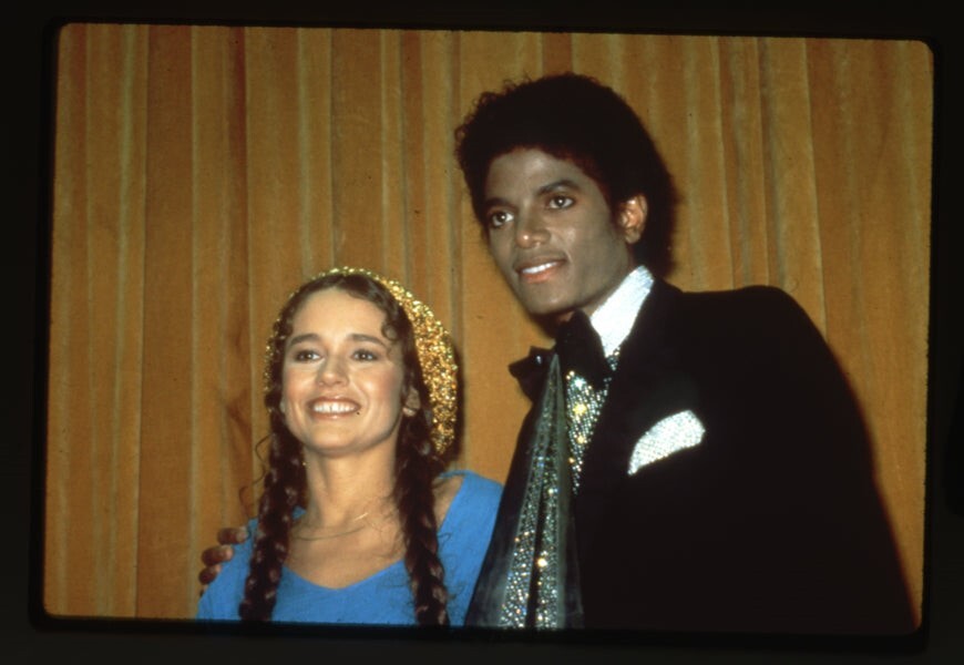 Michael Jackson Nicolette Larson 1980 American Music Awards 35mm