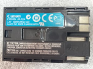 Canon Li-ion battery BP-511a for Canon Cameras