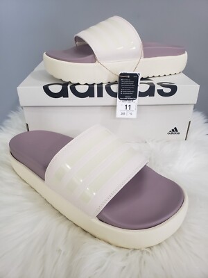 【ADIDAS】◆ADILETTE PLATFORM SLIDE◆【送料無料】 NEW SIZE 11 Adidas Adilette Platform Slides Putty Mauve