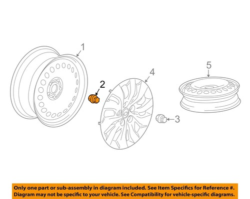GM OEM 16-22 Cruze,Malibu,Spark Wheels Wheels-Wheel Nut 9599296 | eBay