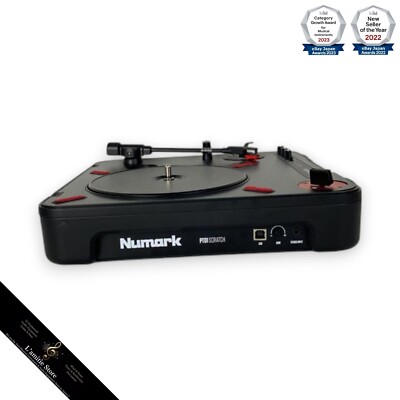 Numark PT01 Scratch Portable Turntable Built-In DJ Scratch