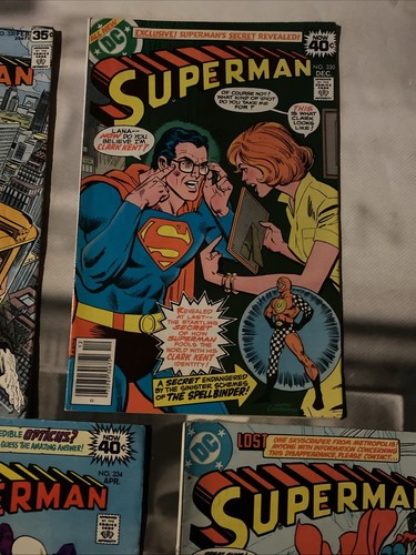 Superman 320 330 331 Key 334 350 DC Comic B13GG - Picture 3 of 12