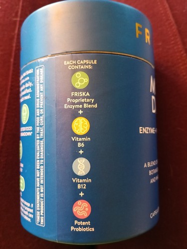 FRISKA Men’s Daily Digestive Enzyme and Probiotics Supplement - 30ct - Picture 3 of 3
