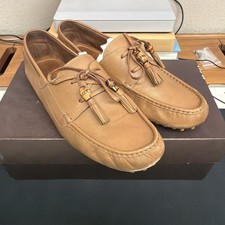 Gucci Size 11 Men’s Brown Leather Loafers With Box