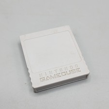 Official Nintendo Gamecube Memory Card  DOL-008 Genuine Grey OEM - Tested