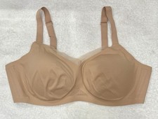 Honeylove Liftwear Crossover Wireless Seamless Smoothing Bra Sand Nude Size 2X