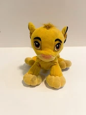 Vintage Lion King Simba 6" Plush Disney Hasbro Bean Bag 2002 Read* Lion Beanie