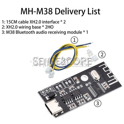 MH-MX38 Wireless Bluetooth Audio Module Type-C interface 5W+5W Audio DIY Board