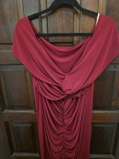 Shein Curve Burgundy Cocktail Bodycon Dress Size 3XL