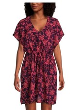 Lands' End Ladies Swim Cover-Up Size XS/S Floral