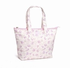 LoveShackFancy x Target - Yoobi Ribbon Rosa Quilted Tote Bag Sterling Dusk