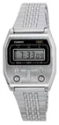 Casio Vintage Full Metal Digital Silver Steel Quartz A1100D-1 Unisex Watch