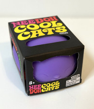 NeeDoh Cool Cats Purple Tactile Squeeze Toy 26028HY 3 Schylling