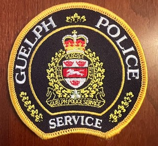 Senior Officer’s patch of the GUELPH POLICE SERVICE Ontario Canada