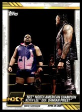 2021 TOPPS WWE NXT NXT NORTH AMERICAN CHAMPION KEITH LEE DEF. DAMIAN PRIEST #19