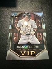 2025 Bowman Chrome VIP RC Refractor Card #VIP-20 KONNOR GRIFFIN PIRATES 
