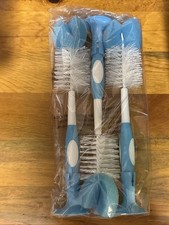 Dr Browns Baby Bottle Cleaning Brush 3 Pack with Nipple Cleaner and Storage Clip