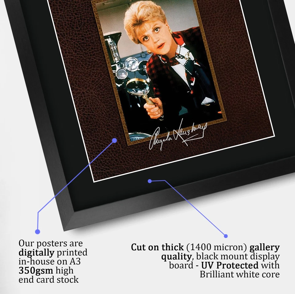 Murder, She Wrote (1984) Angela Lansbury Printed Gifts Signed Poster for TV Fans - Image 4 of 4