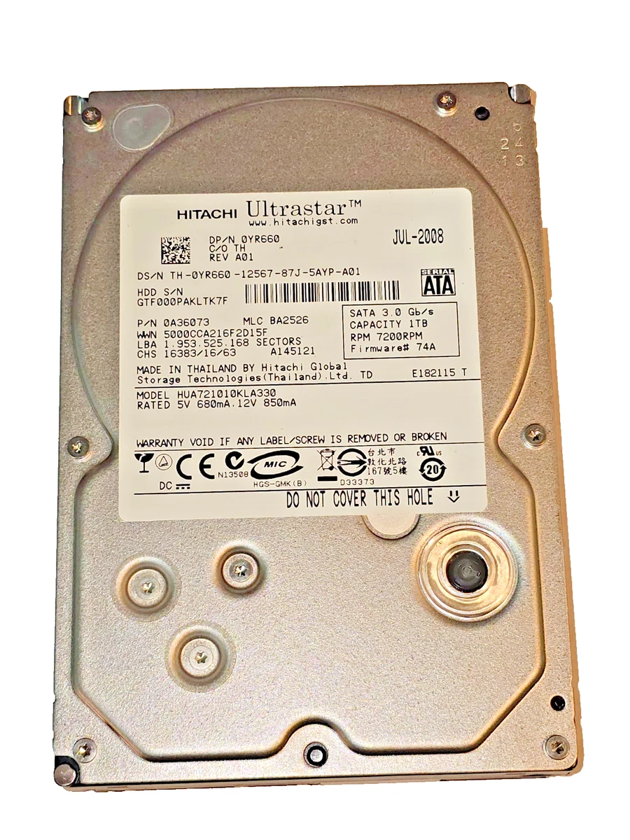 25+ Hitachi 1 TB Internal Hard Disk Drives for sale | Updated Oct 2026