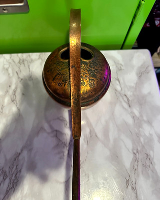 Vintage SIGG Copper Watering Can - Etched Flower