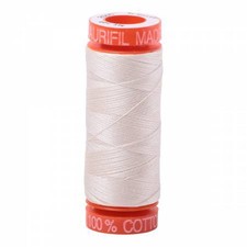 AURIFIL QUILT THREAD - 50 WT - 220 yds Small 2000, Light Sand