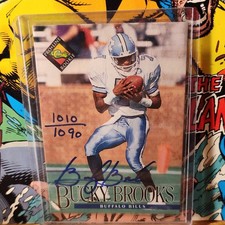 1994 Classic Pro Line Live Bucky Brooks Autographed Rookie Card /1090. rookie card picture