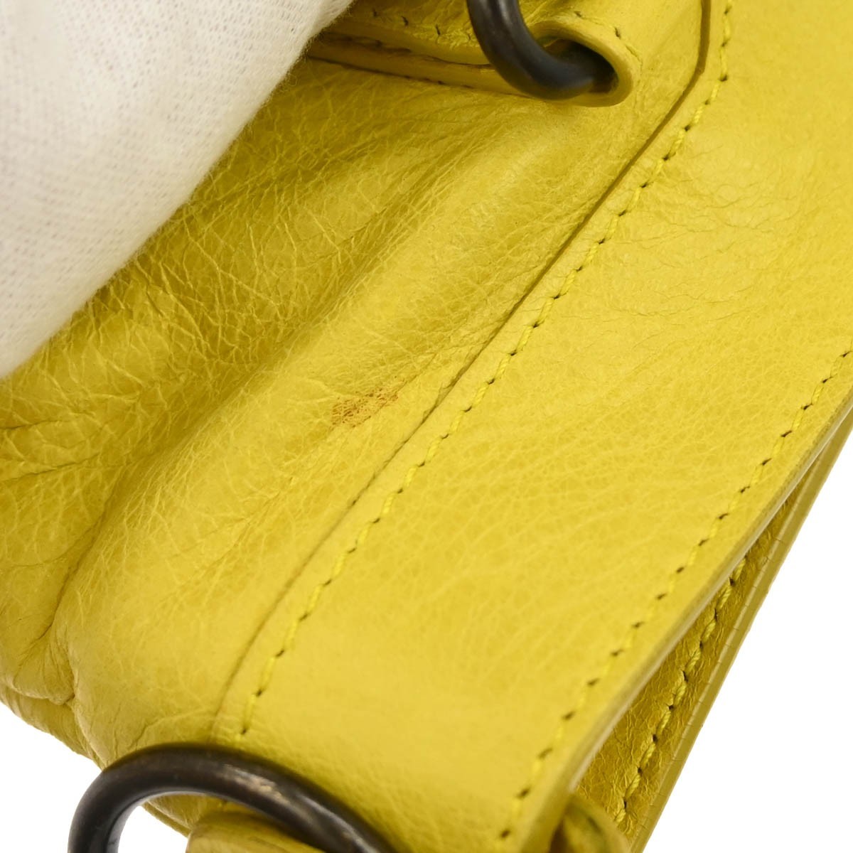 Balenciaga Yellow Lambkin The First 2way Handbag 103208.7260 213048 117769 thumbnail 8
