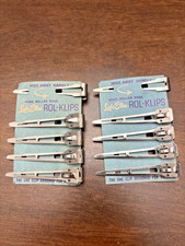 Vintage 2 Packages of Lady Ellen Rol-Klips Hair Clips 10 Total for Rollers NOS