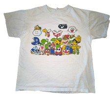 Nintendo Super Mario T Shirt Large SNES NES Video Game Y2K Gamer Tee M/L