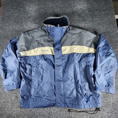 Columbia Bugaboo Interchange 3-in-1 Jacket Outer Shell Only Blue Men's Size XL