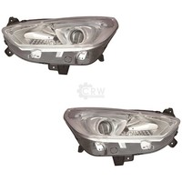 Halogenscheinwerfer Set Mit Motor FüR H7 H15 W5W PWY24W