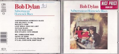 Bob Dylan   Subterranean Homesick Blues CD CBS
