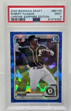 2020 Bowman Chrome Saphire Refractor ROBERT PUASON RC CARD PSA 9 MINT