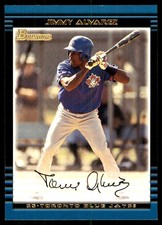 Jimmy Alvarez 2002 Bowman #282 Blue Jays MLB READ FREE SHIPPING AutographDen