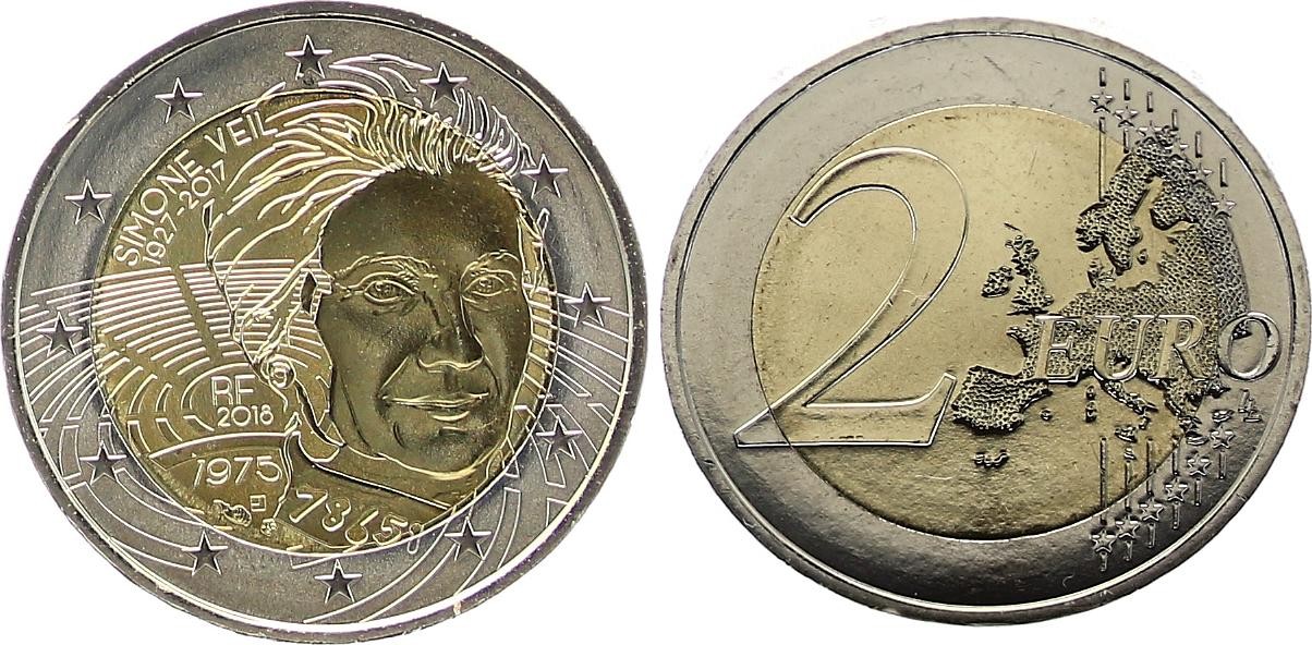 2 Euro Simone Veil - 2018