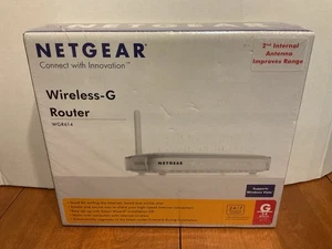 NETGEAR Wireless-G Router (WGR614) 4-Port 54 Mbps 10/100 WGR614NA Sealed