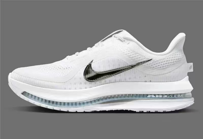 New Nike Air Zoom Pegasus Premium White Silver Men display picture 2