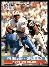 1991 Pro Set Warren Moon Houston Oilers #167