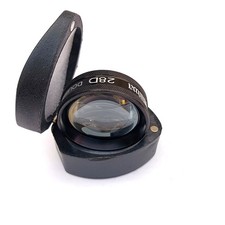 Lente oftálmica asférica doble grado médico 28D para oftalmología y optometría