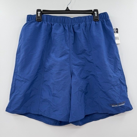 Vintage 1990s Polo Sport Ralph Lauren Swim Trunks Lined - blue xl