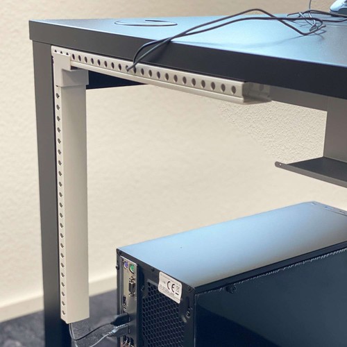 9er-Set Kabelkanäle Kabel-Organizer Kabelbox Kabelmanagement PVC je 39x4x2 cm - Afbeelding 4 van 5