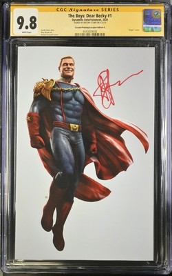 The Boys: Dear Becky #1 Virgn   CGC SS 9.8 signed by Antony Starr Homelander