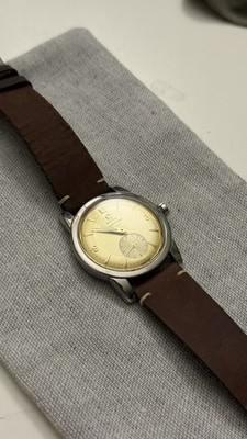 OMEGA Seamaster 1948 Rare Two-Tone Champagne Dial Automatic Small Seconds